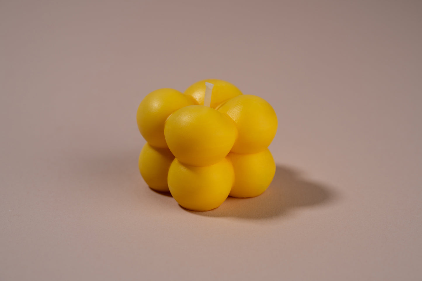 Yellow Bubble Bliss Bubble Candle