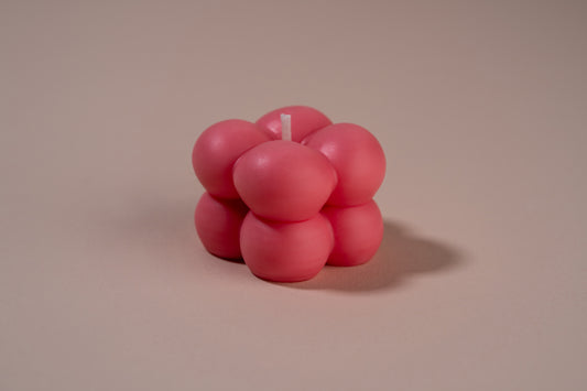 Red Bubble Bliss Scented Candle