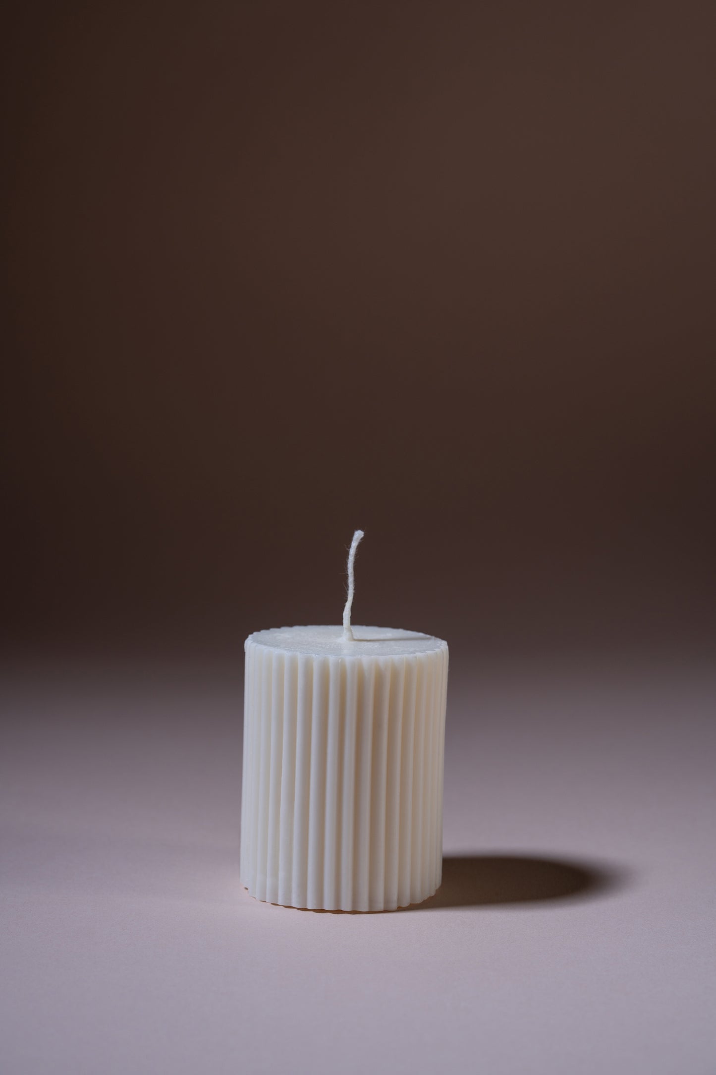 Classic White Column Scented Candle |  Small