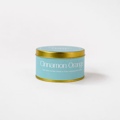 Cinnamon Orange Tin Scented Candle