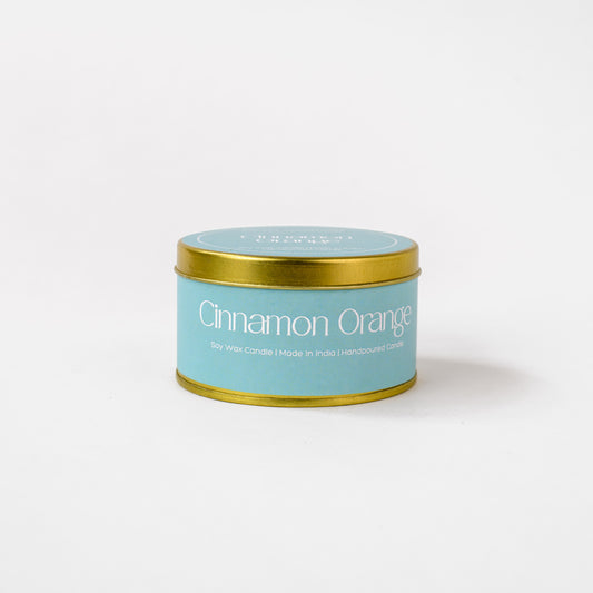 Cinnamon Orange Tin Scented Candle