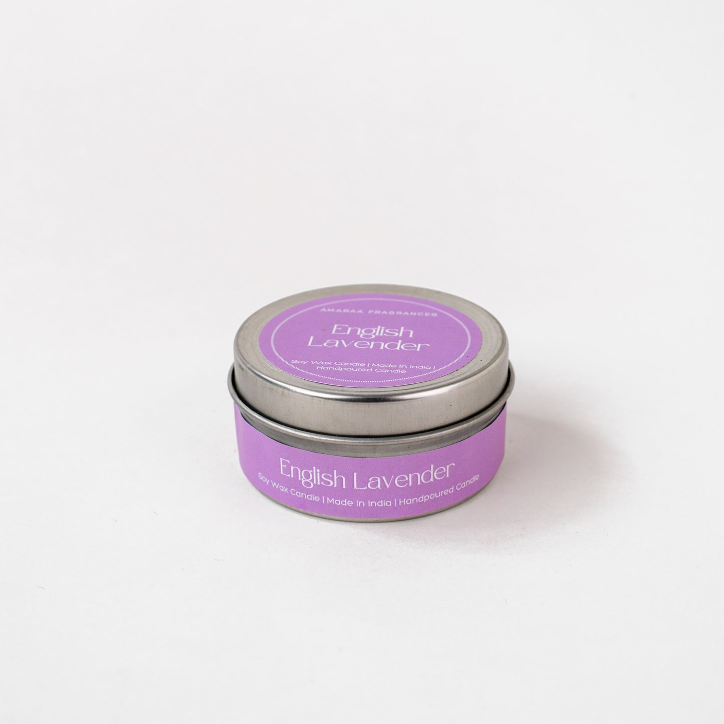 English Lavender Tin Scented Candle