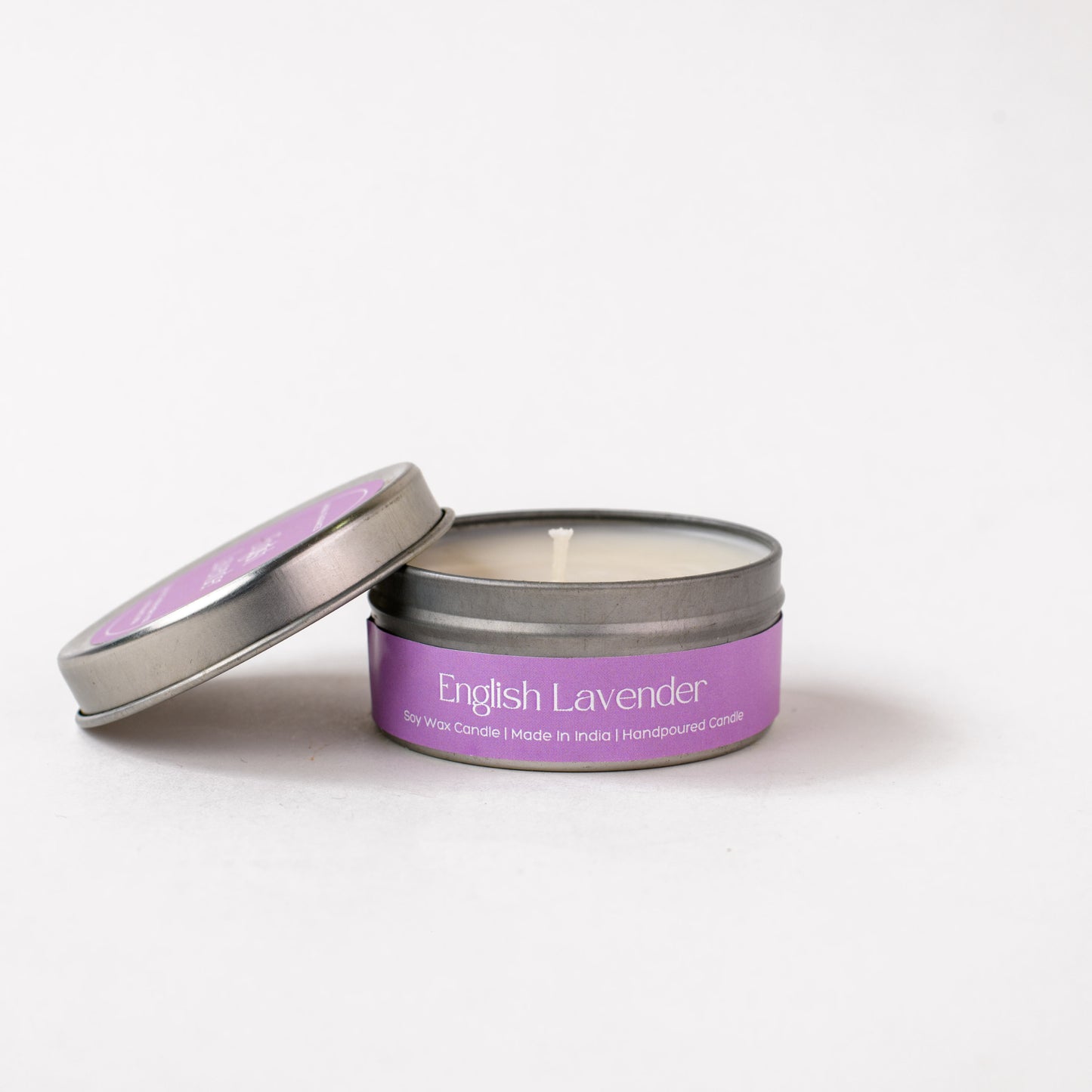 English Lavender Tin Scented Candle