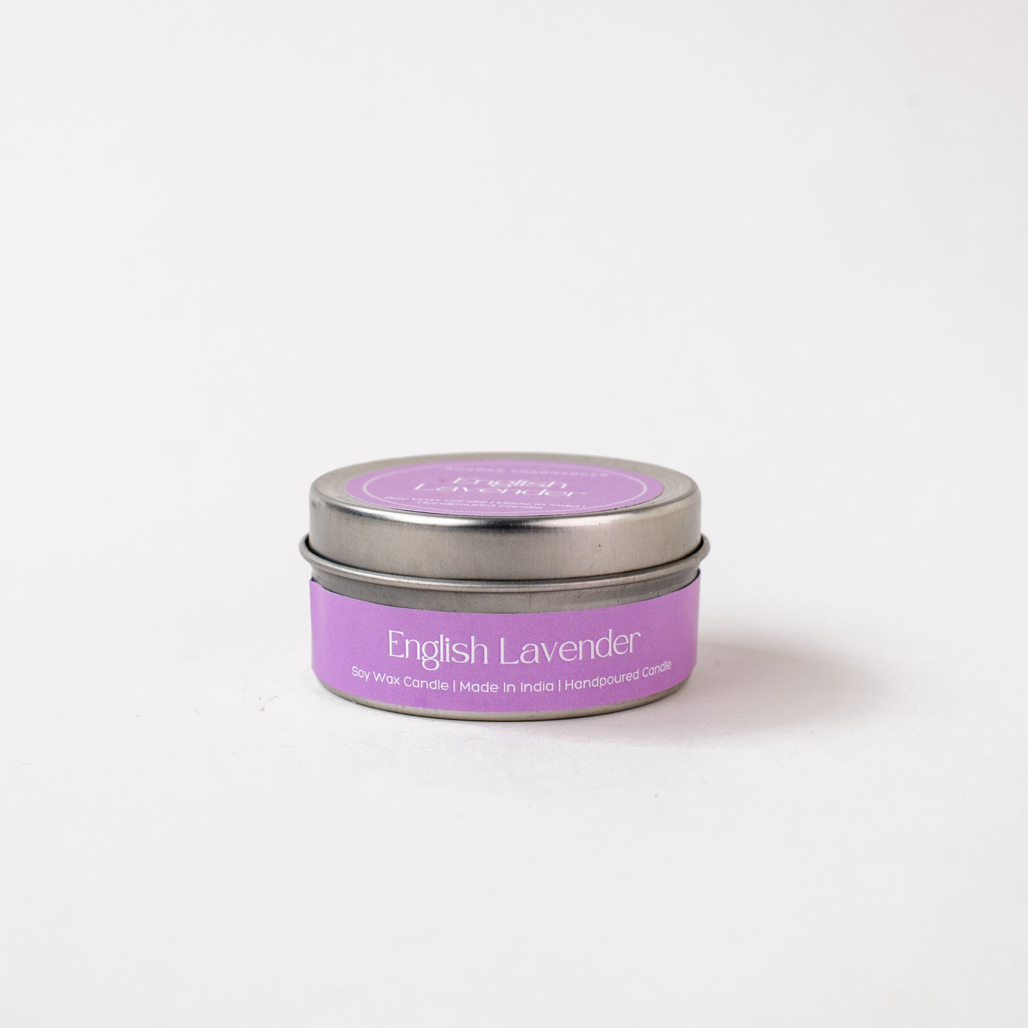 English Lavender Tin Scented Candle