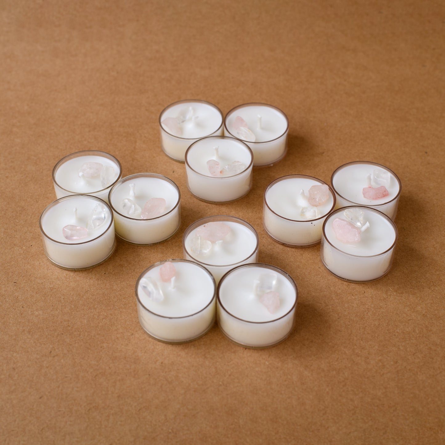 Crystal Tea Light Scented Candle Set Of 12