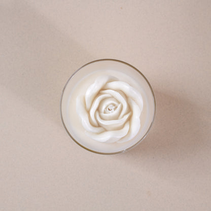 White Rose Whisper Premium Candle