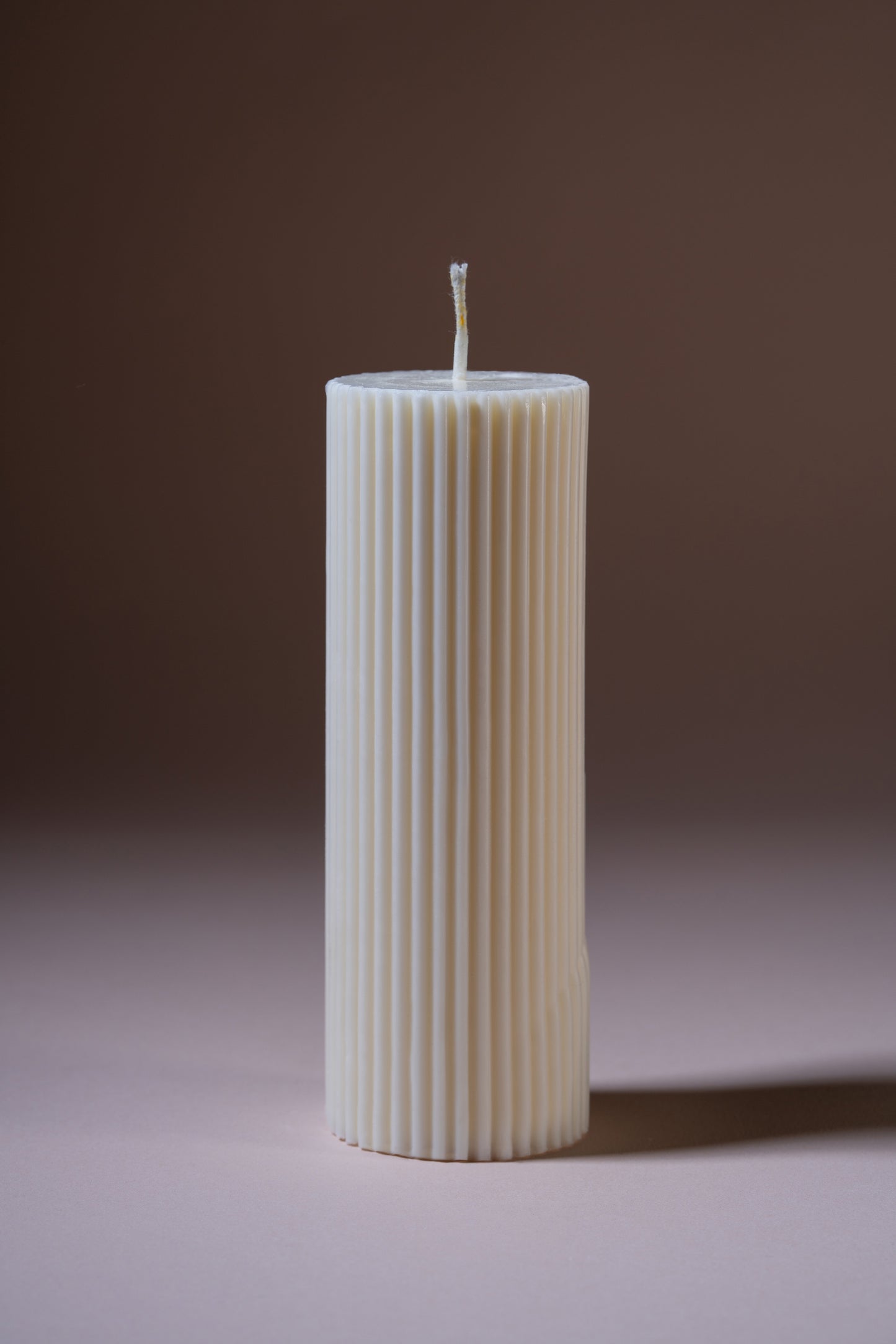 Classic White Column Scented Candle |  Large